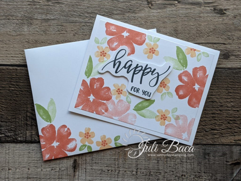 Quick, Easy and Beautiful card!