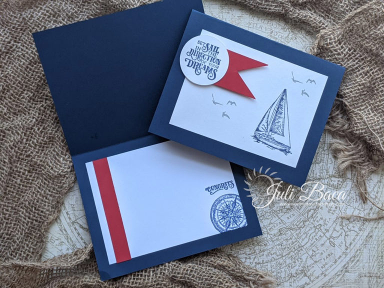 Patriotic Nautical Card for Men