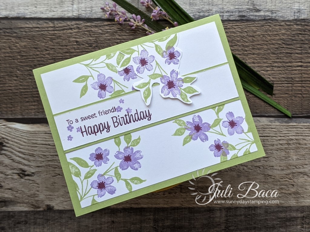 Make A Sweet Flowers Card For A Friend • Sunny Day Stamping