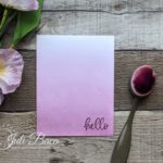 How to Make an Easy Ombre Stationary Set