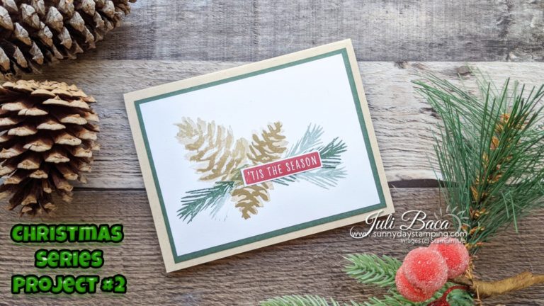 Christmas Pinecone Card | Christmas Series Project #2