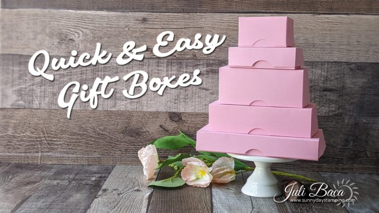 Quick & Easy DIY Treat and Gift Boxes