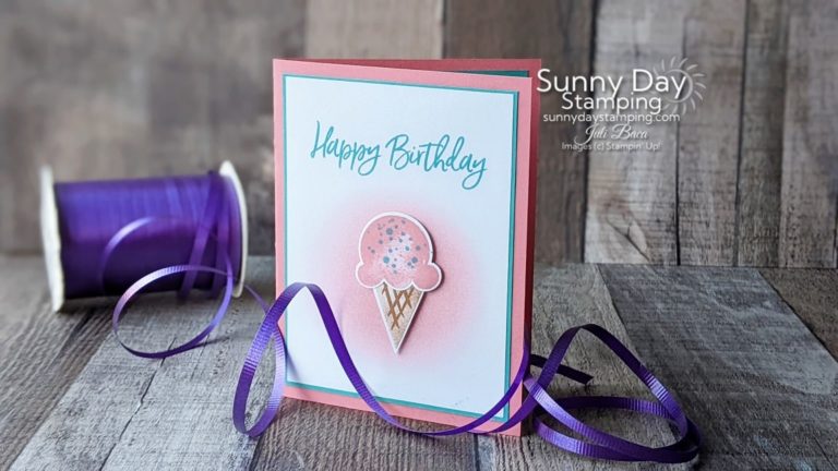 Create a WOW focal point with this easy step | Birthday Card Making Tutorial