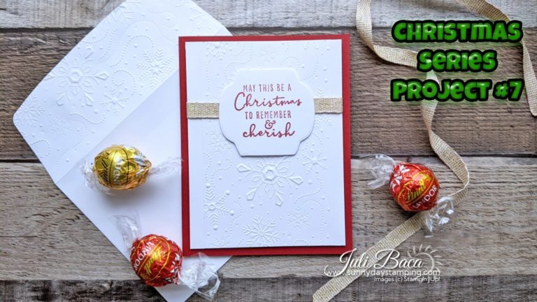 Simple & Elegant Embossed Christmas Cards Project #7