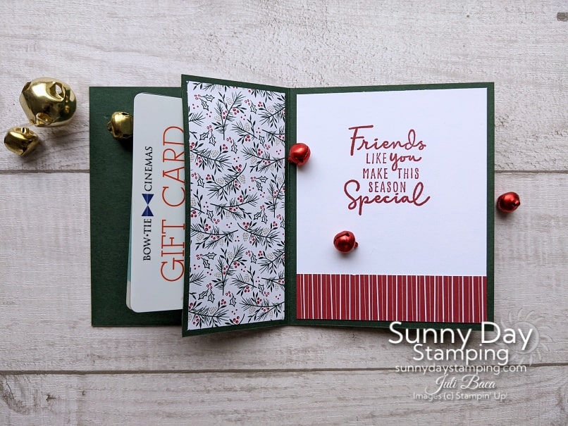 DIY Gift Card Holder That POPS UP! It's easy! • Sunny Day Stamping