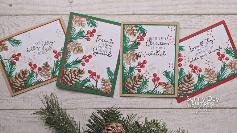 Make 4 Christmas Cards at One Time!