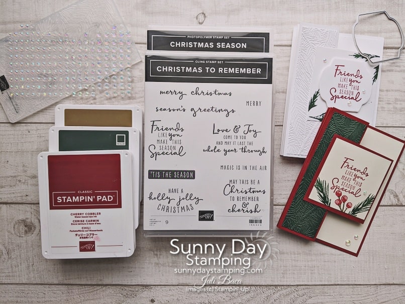 Christmas Fun Fold Card Tutorial • Sunny Day Stamping