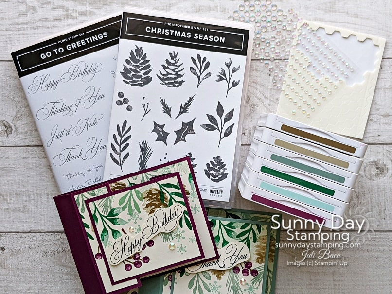 Stand Up Fun Fold Card to Use All Winter Long! • Sunny Day Stamping