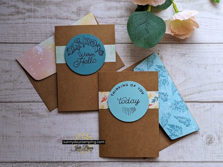 Quick Card with Surprise Inside • Sunny Day Stamping