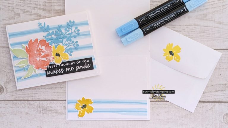 Make Your Own Striped Background for Any Card