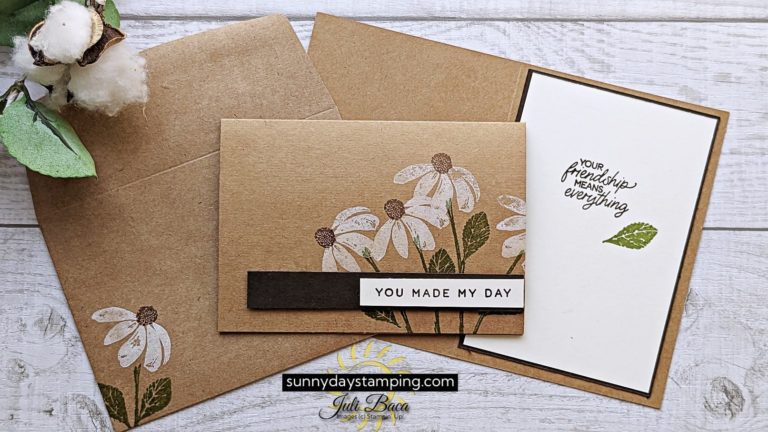 SIP Card with Cheerful Daisies