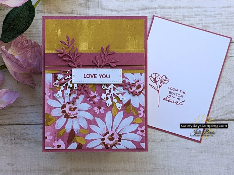Easy Pocket Card Using Patterned Paper • Sunny Day Stamping