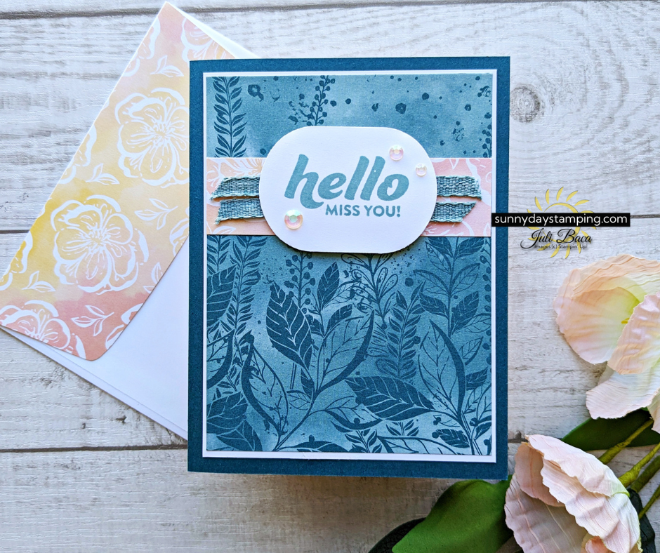 Cut & Flip Method for Easy Card Making • Sunny Day Stamping