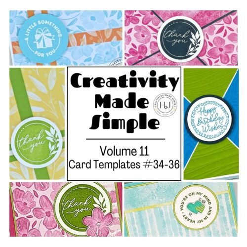 Creativity Made Simple with Card Templates: Volume 11
