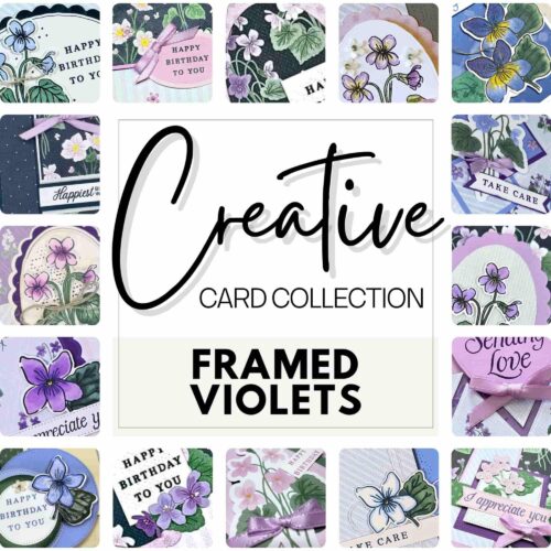 Framed Violets