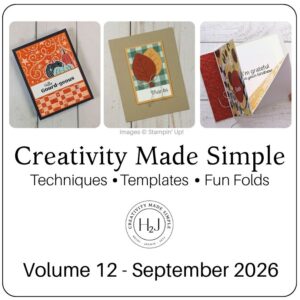 Creativity Made Simple: Techniques, Templates & Fun Folds Volume 12